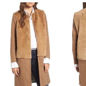 Something Navy Faux Fur Topped Coat
TREASURE BOND